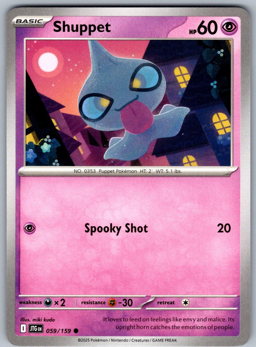 Shuppet 059/159 Journey Together Pokemon