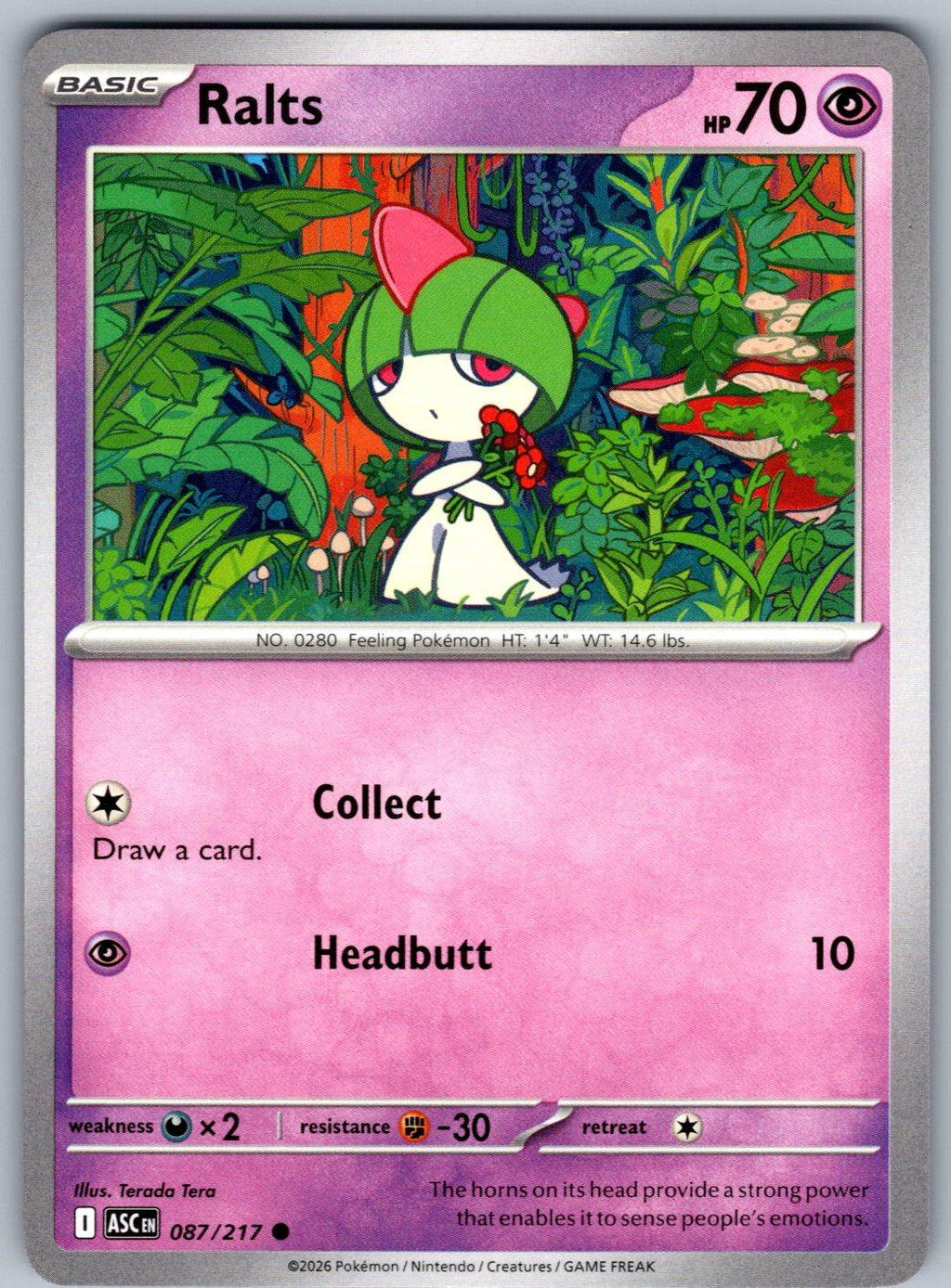 Ralts 087/217 Ascended Heroes Pokemon