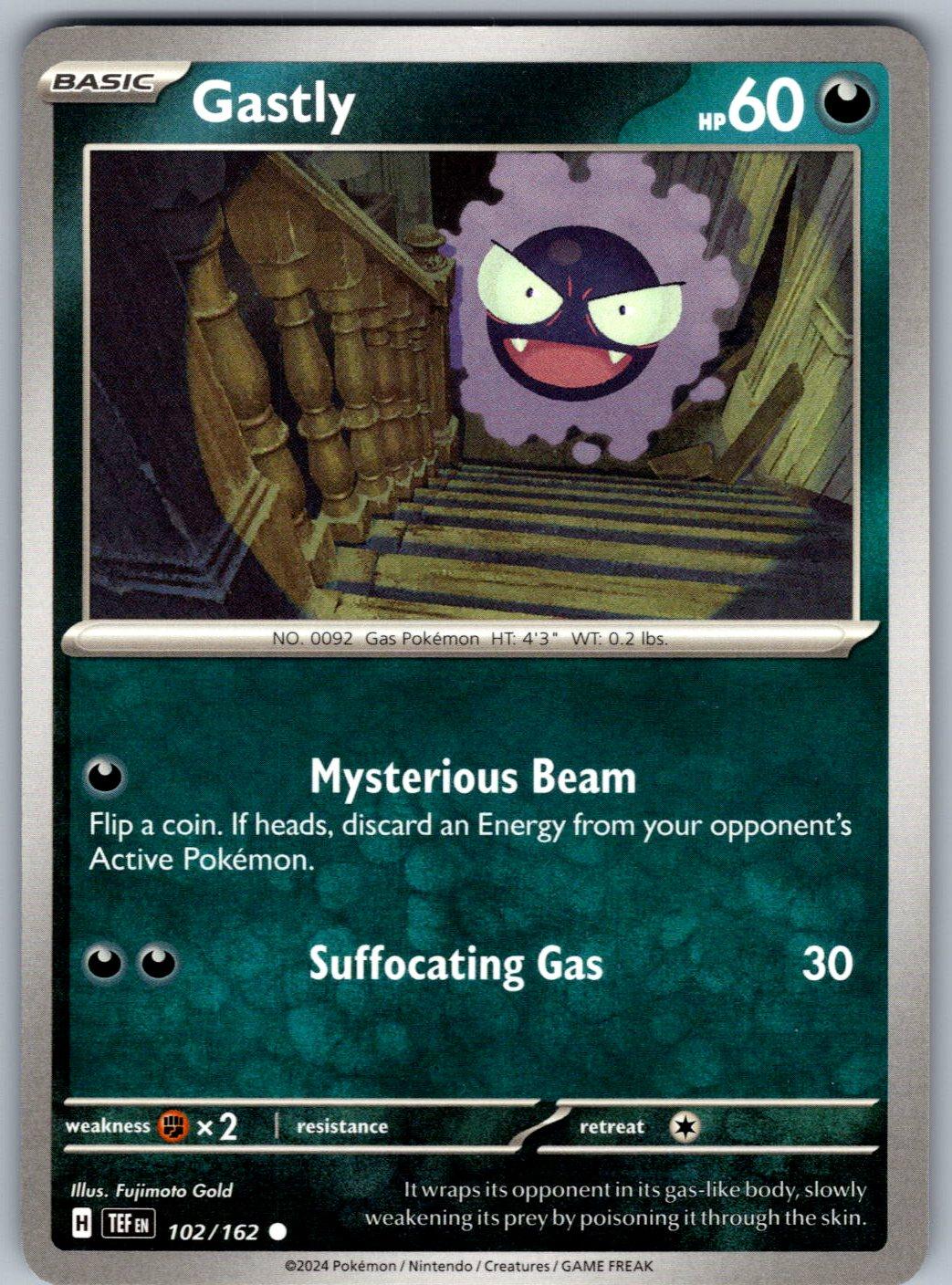 Gastly 102/162 Temporal Forces Pokemon