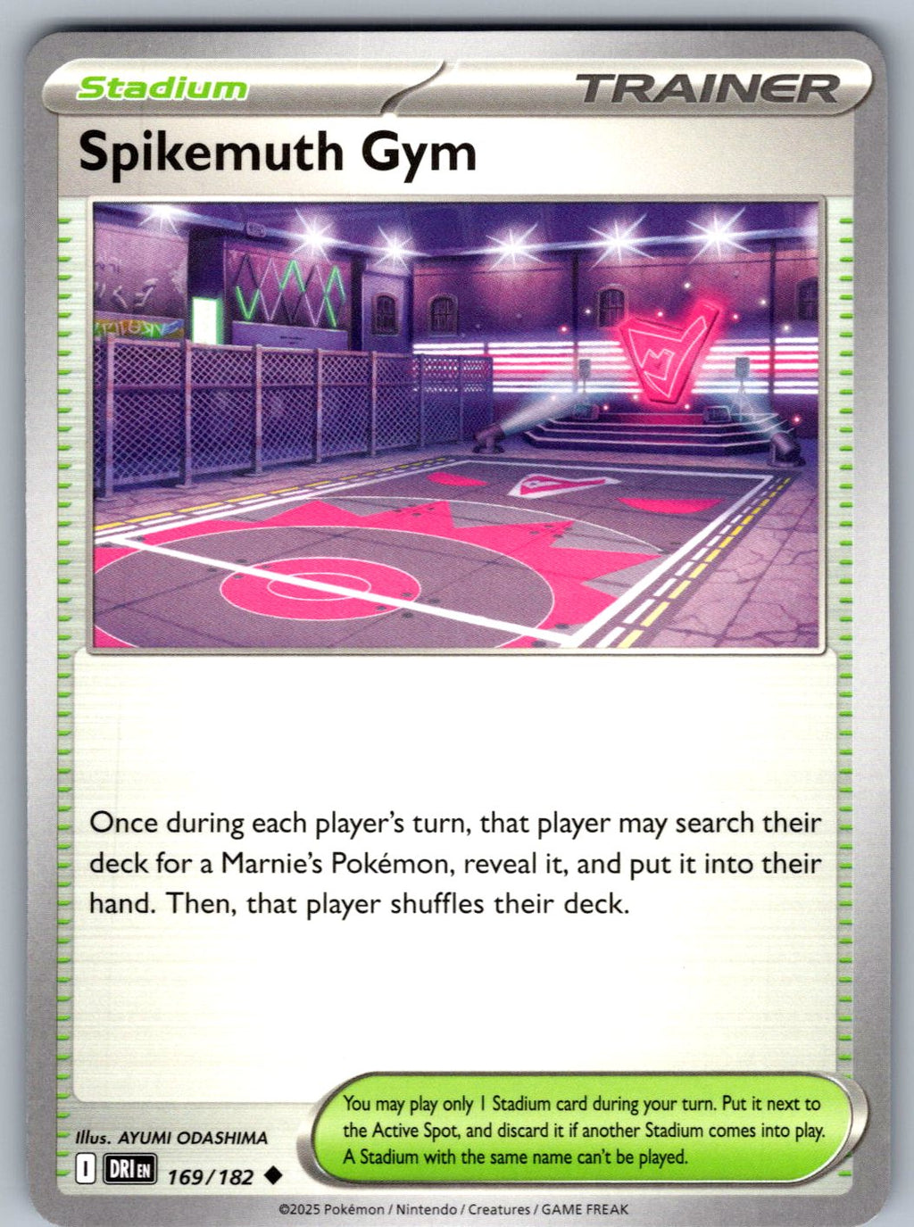 Spikemuth Gym 169/182 Destined Rivals Pokemon
