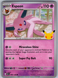 Espeon 069/128 ME: 30th Celebration Pokemon Holo