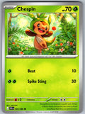 Chespin 005/086 Chaos Rising Pokemon