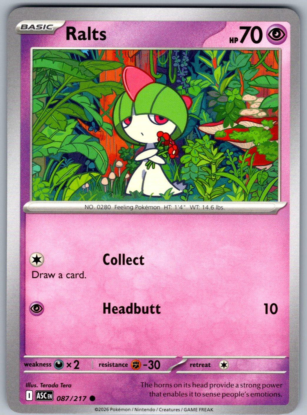 Ralts 087/217 Ascended Heroes Pokemon