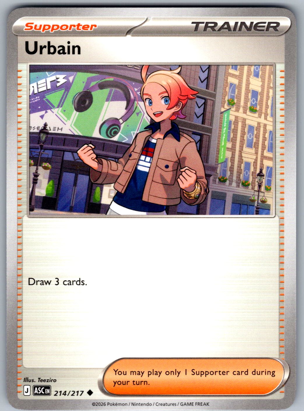 Urbain 214/217 Ascended Heroes Pokemon