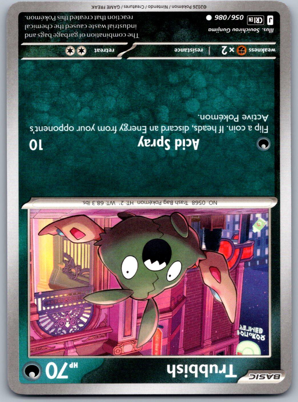 Trubbish 056/086 Chaos Rising Pokemon