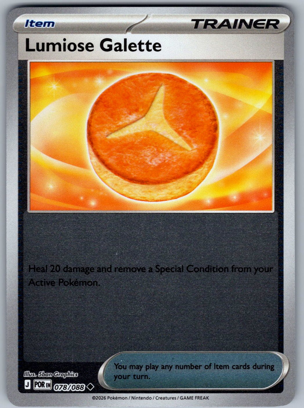 Lumiose Galette 078/088 Perfect Order Pokemon Reverse Holo