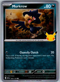 Murkrow 093/128 ME: 30th Celebration Pokemon Holo