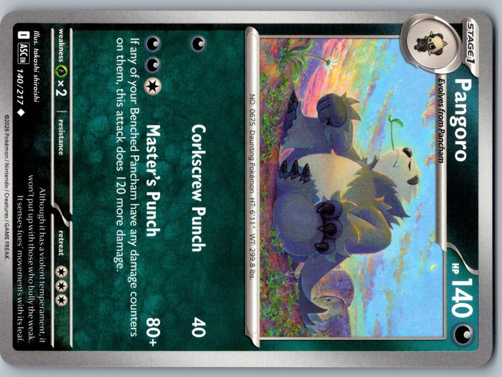 Pangoro 140/217 Ascended Heroes Pokemon