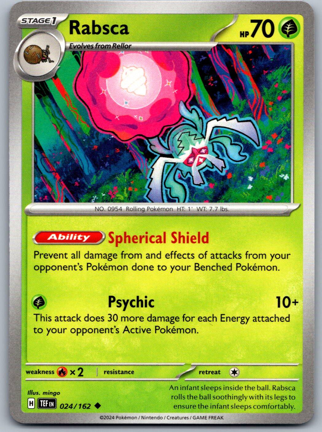 Rabsca 024/162 Temporal Forces Pokemon