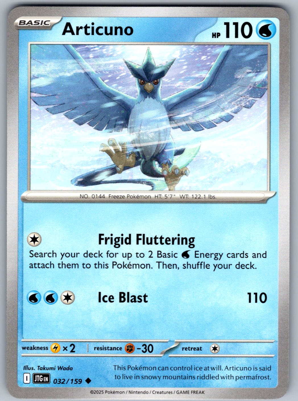 Articuno 032/159 Journey Together Pokemon