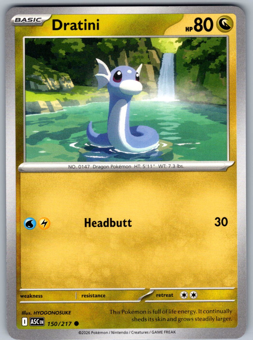 Dratini 150/217 Ascended Heroes Pokemon
