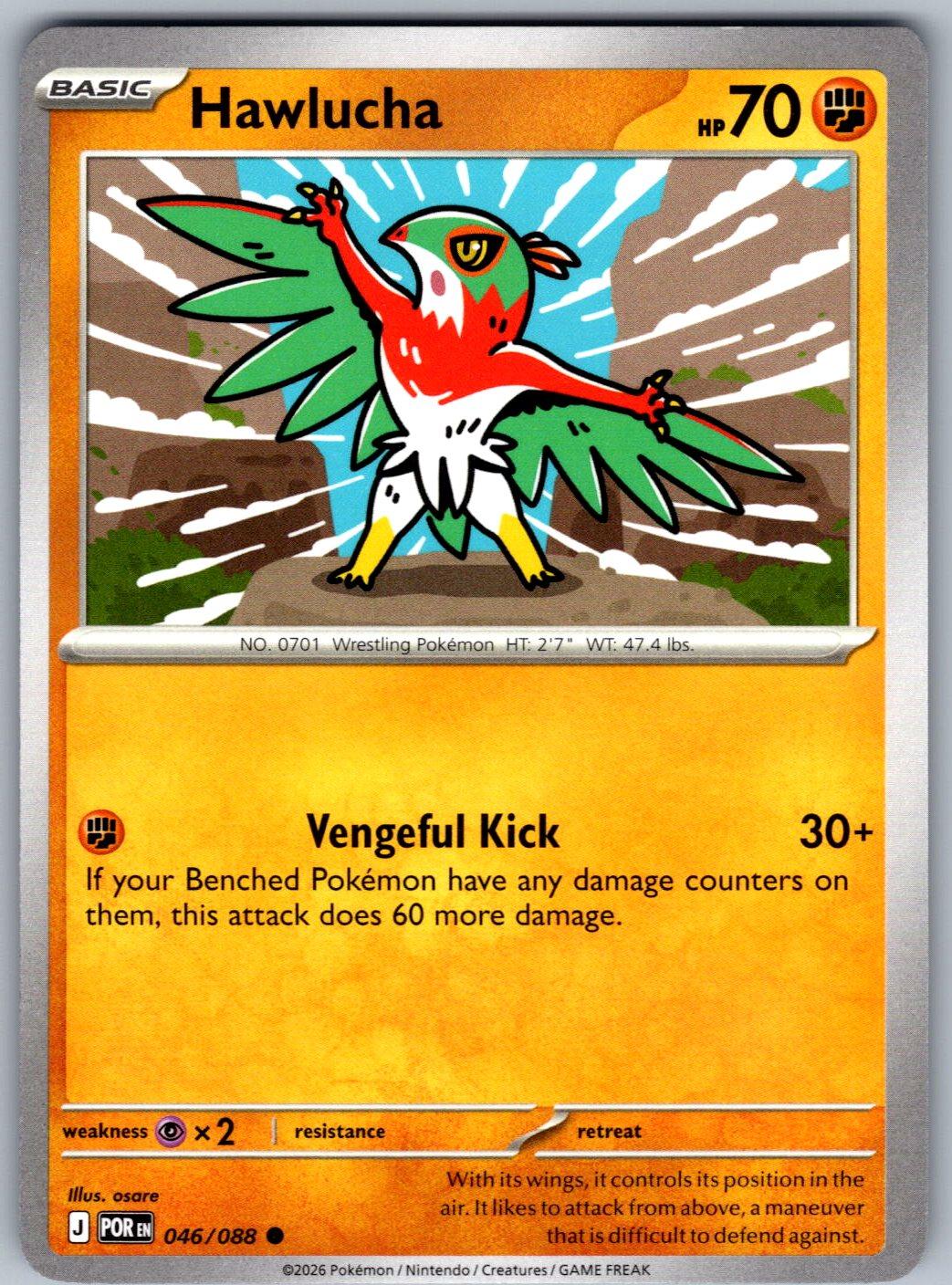 Hawlucha 046/088 Perfect Order Pokemon