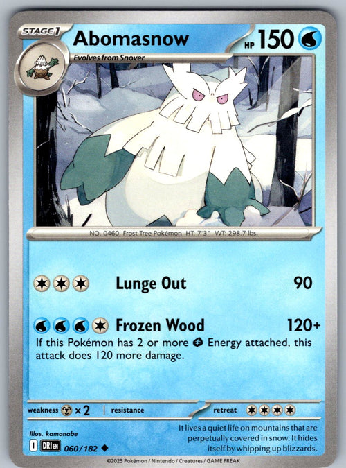 Abomasnow 060/182 Destined Rivals Pokemon