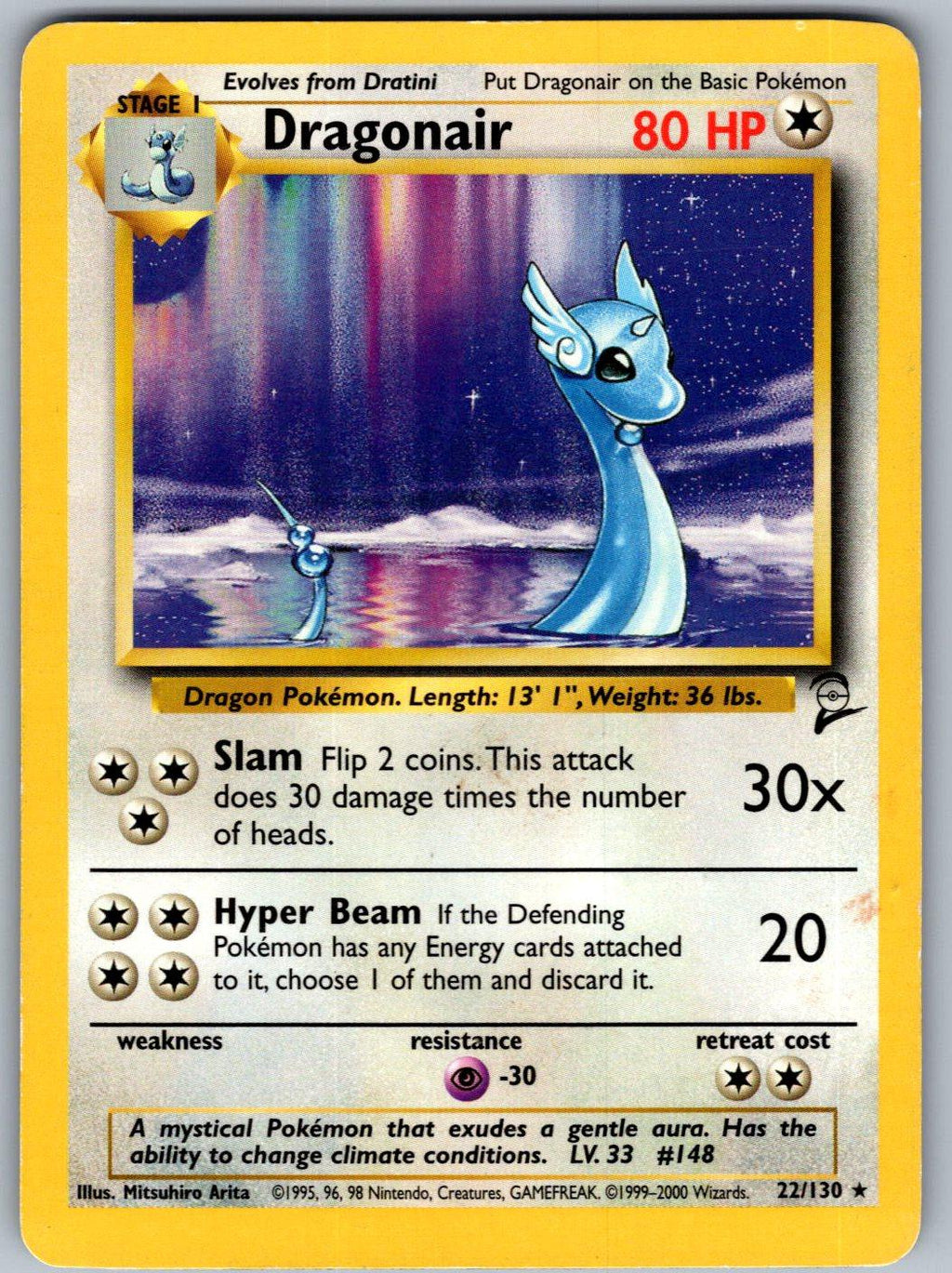 Dragonair 22/130 Base Set 2 Pokemon