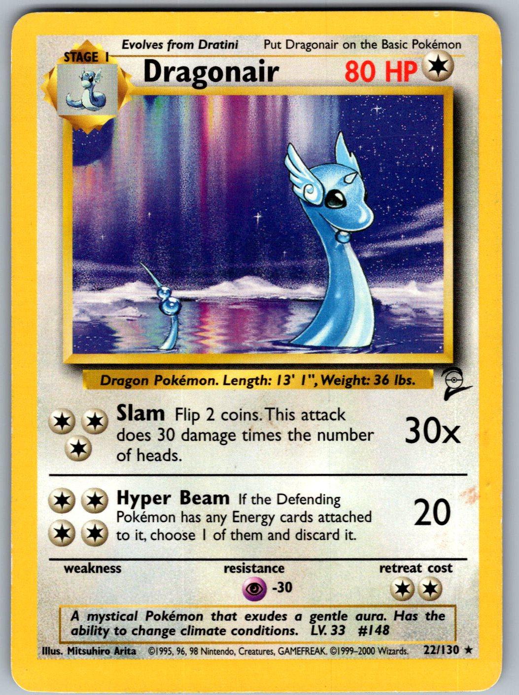 Dragonair 22/130 Base Set 2 Pokemon
