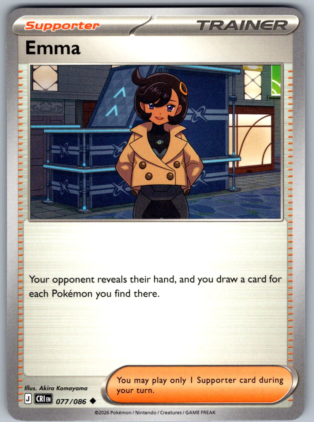 Emma 077/086 Chaos Rising Pokemon