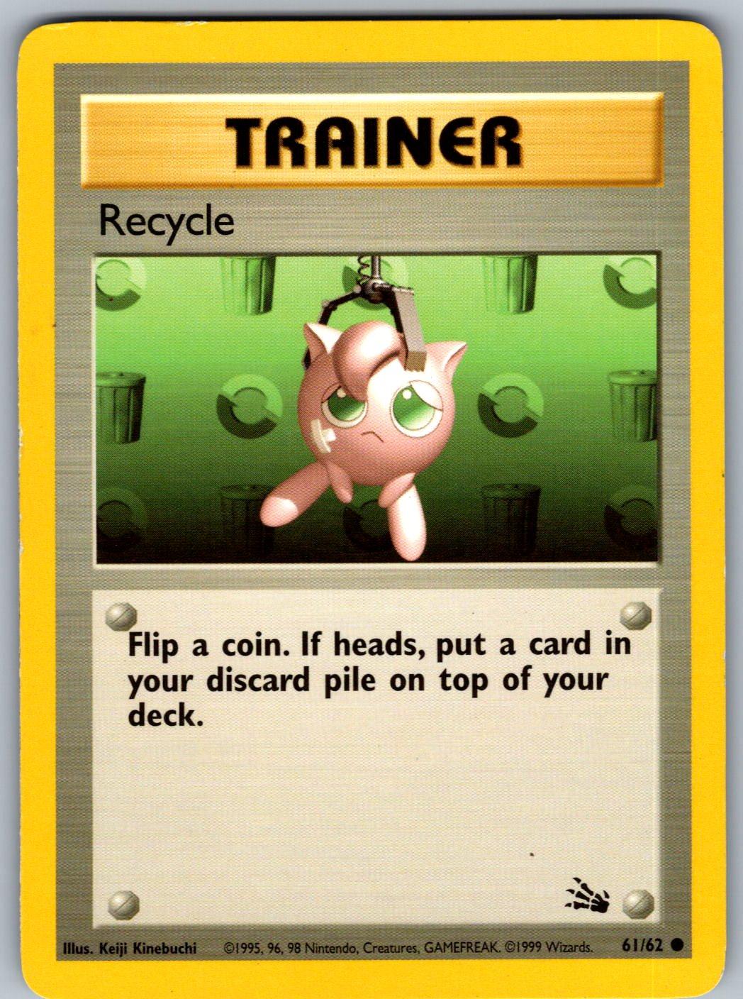 Recycle 61/62 Fossil Pokemon Unlimited