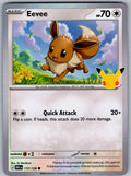 Eevee 117/128 ME: 30th Celebration Pokemon Holo