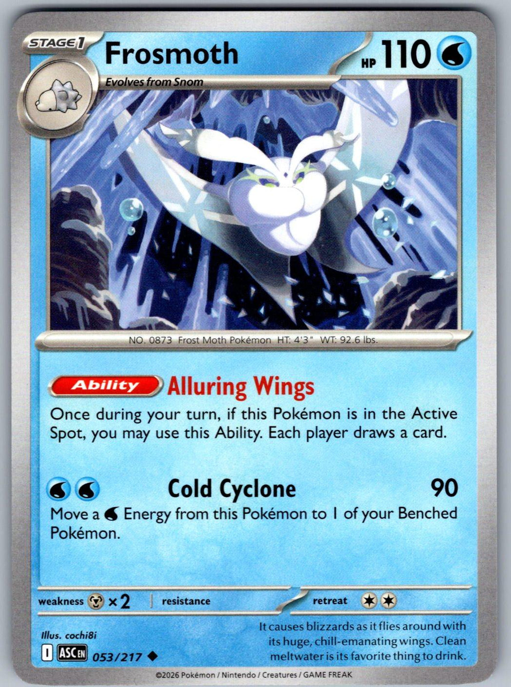 Frosmoth 053/217 Ascended Heroes Pokemon