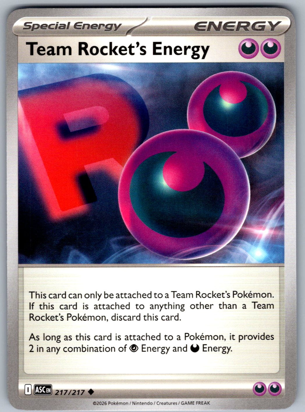 Team Rocket's Energy 217/217 Ascended Heroes Pokemon