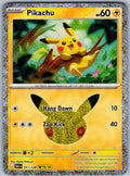 Pikachu 041/128 ME: 30th Celebration Pokemon Holo