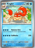 Kingler 099/165 151 Pokemon