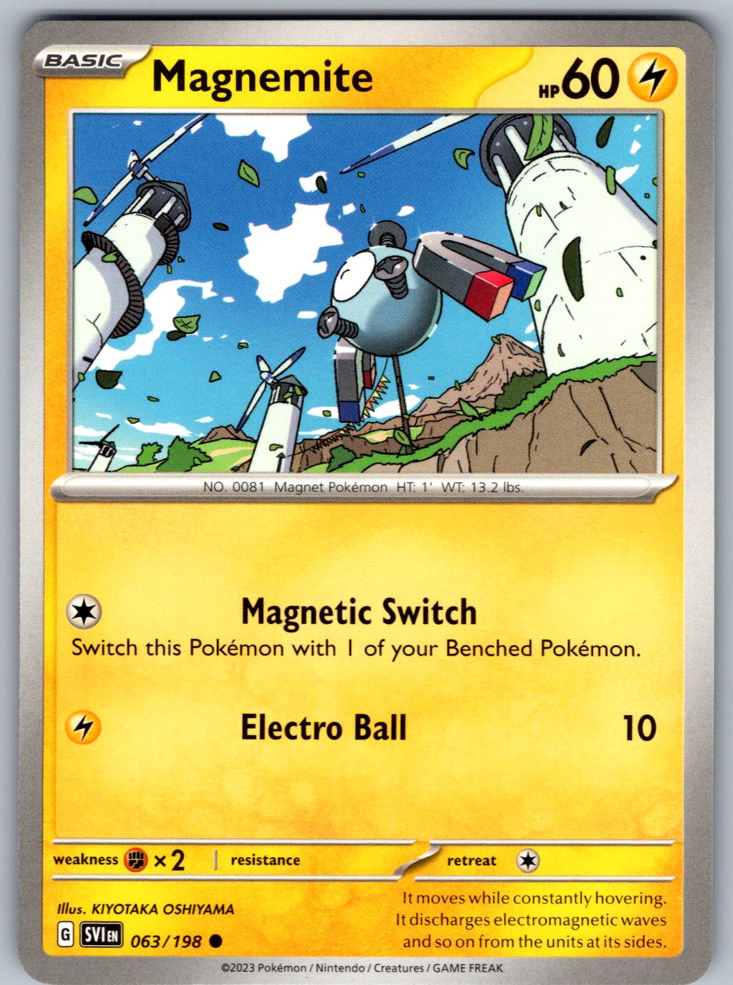 Magnemite 063/198 Scarlet & Violet Pokemon
