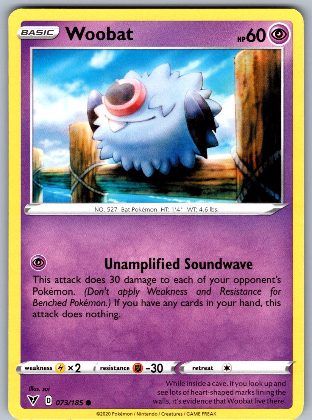 Woobat 073/185 Vivid Voltage Pokemon