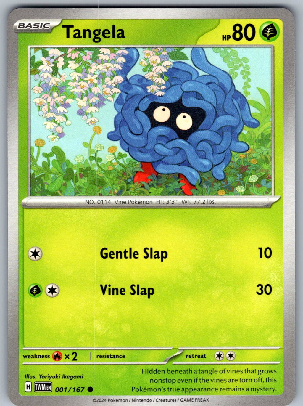 Tangela 001/167 Twilight Masquerade Pokemon