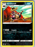 Krokorok 112/195 Silver Tempest Pokemon