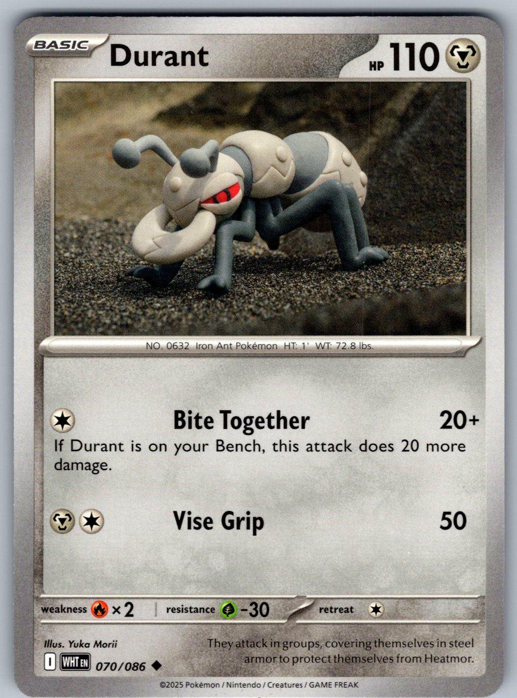 Durant 070/086 White Flare Pokemon