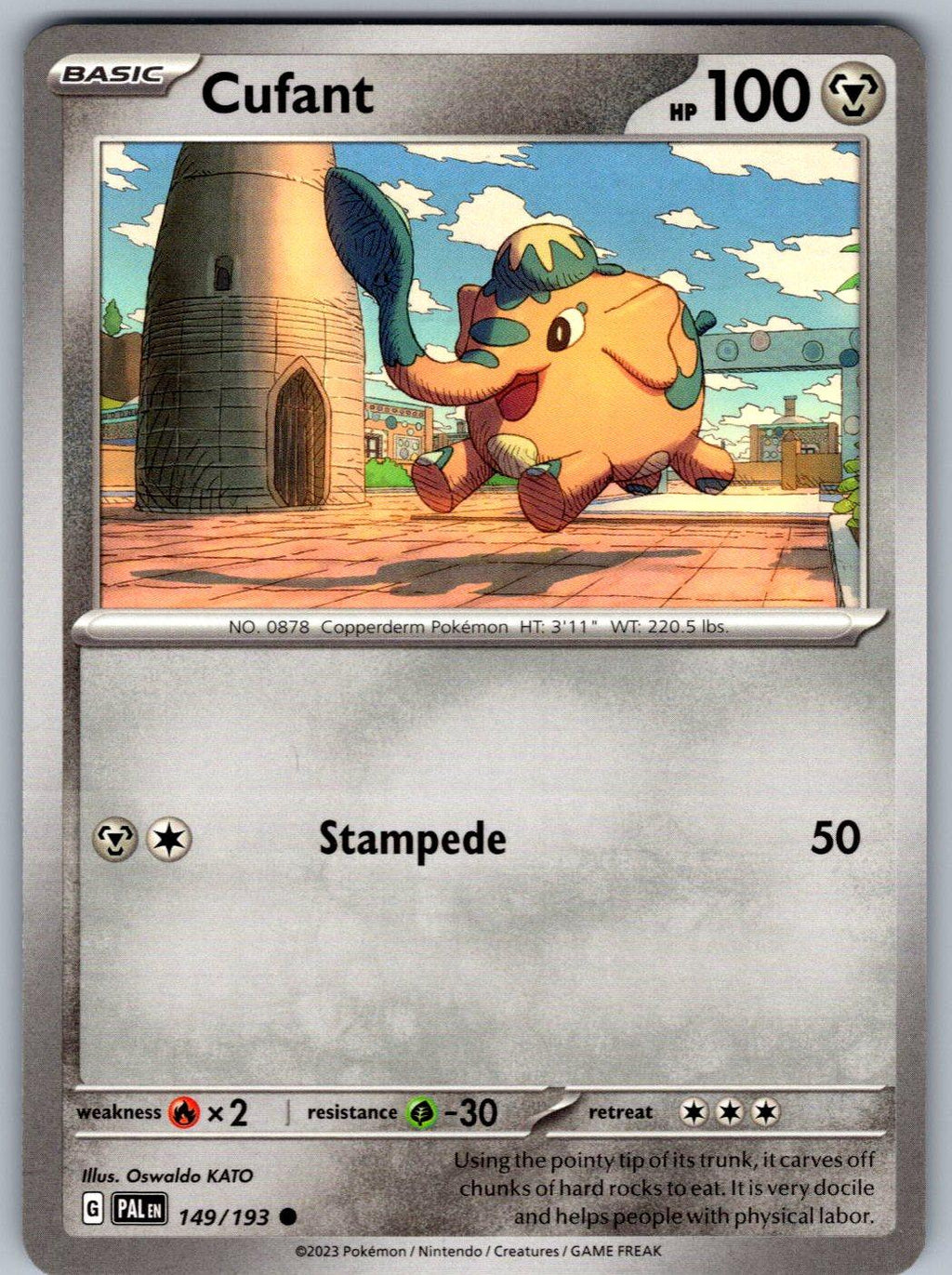 Cufant 149/193 Paldea Evolved Pokemon