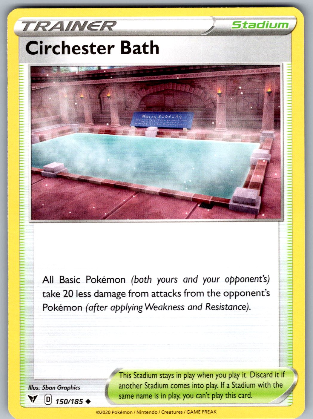 Circhester Bath 150/185 Vivid Voltage Pokemon