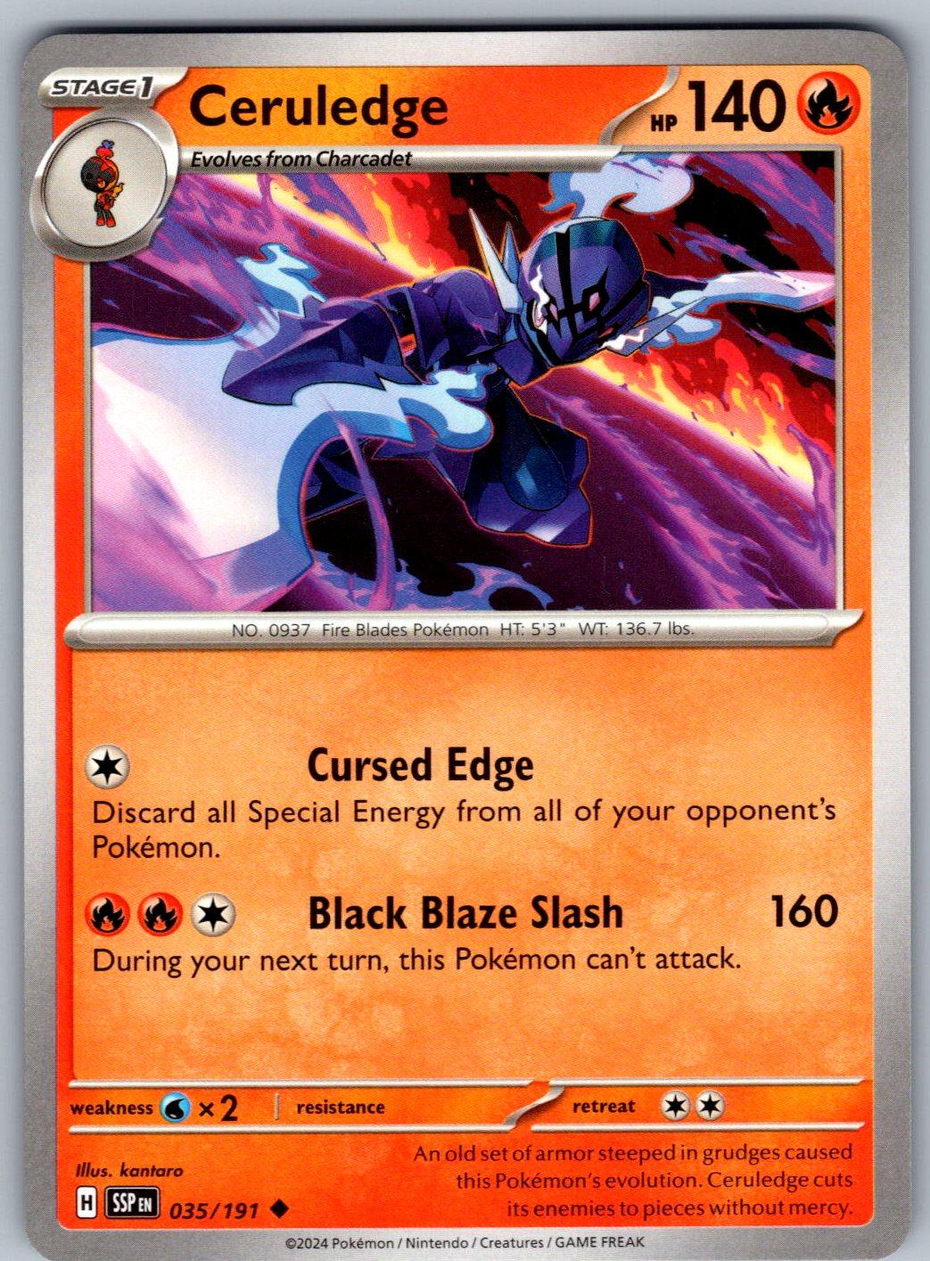 Ceruledge 035/191 Surging Sparks Pokemon
