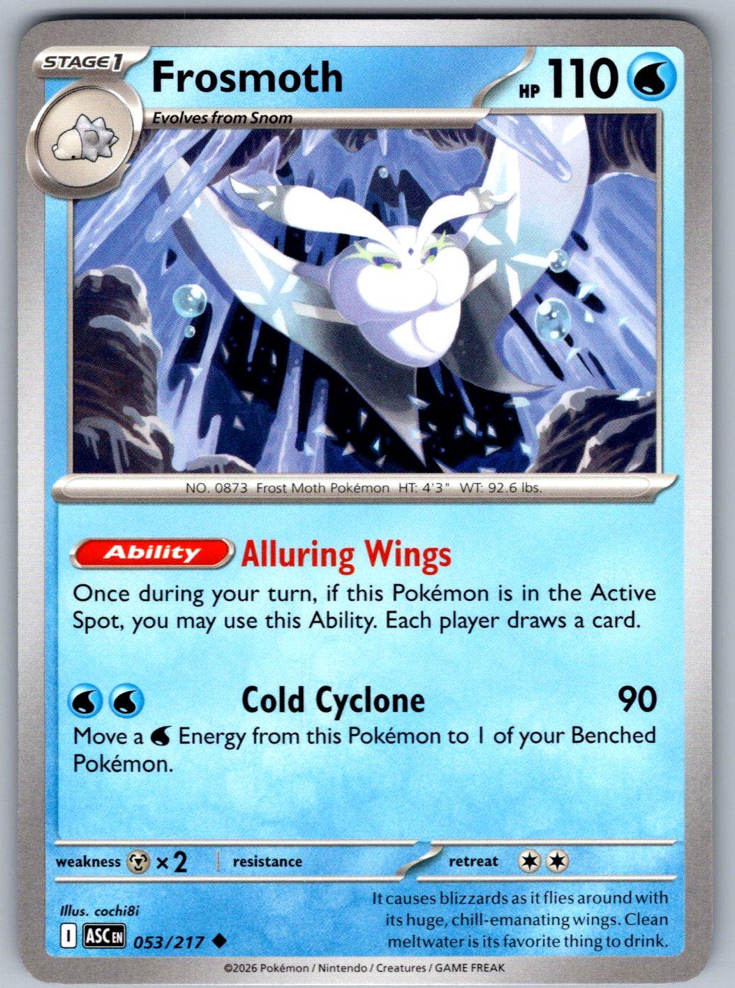 Frosmoth 053/217 Ascended Heroes Pokemon