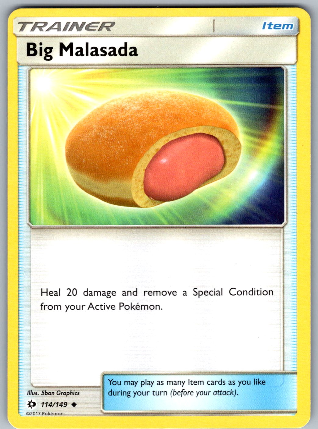 Big Malasada 114/149 SM Base Set Pokemon