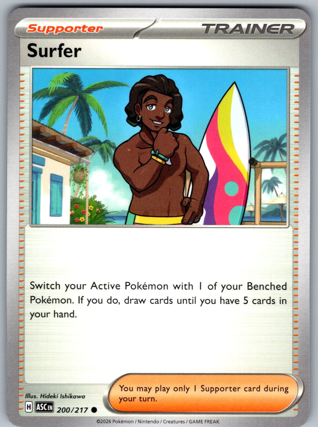 Surfer 200/217 Ascended Heroes Pokemon