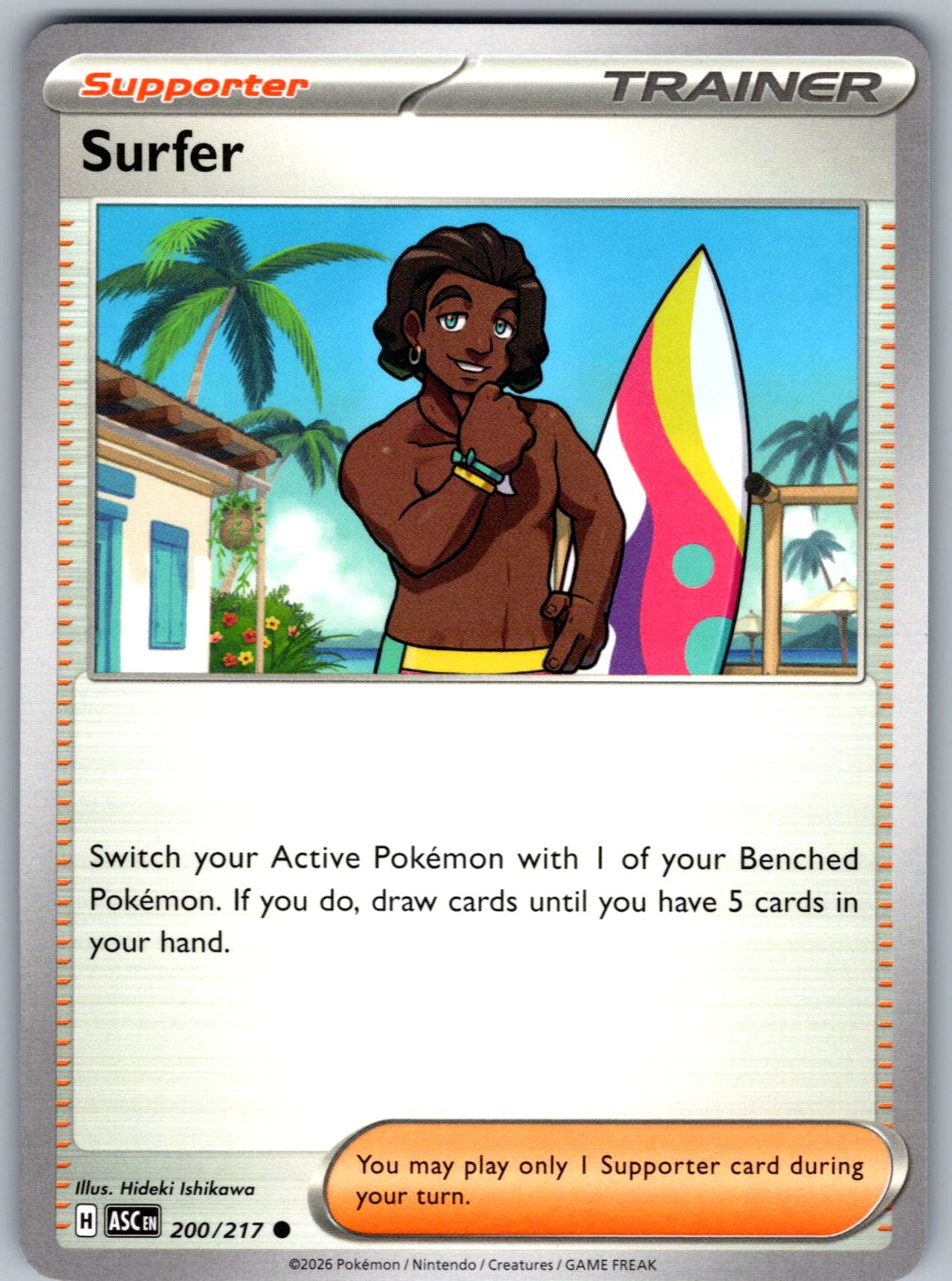 Surfer 200/217 Ascended Heroes Pokemon
