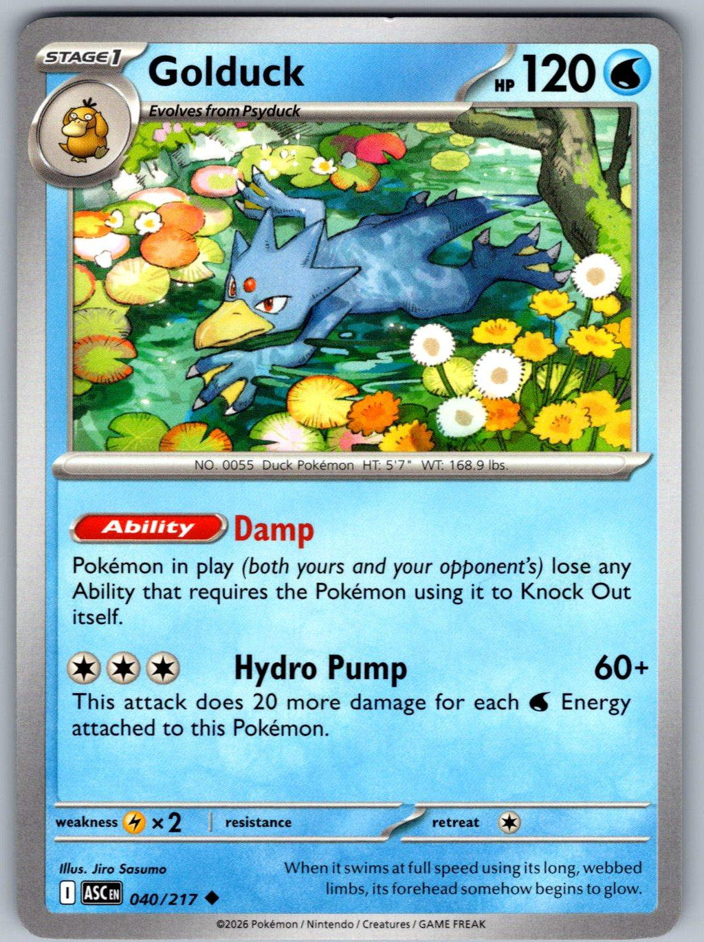 Golduck 040/217 Ascended Heroes Pokemon