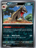 Mabosstiff 137/198 Scarlet & Violet Pokemon Reverse Holo