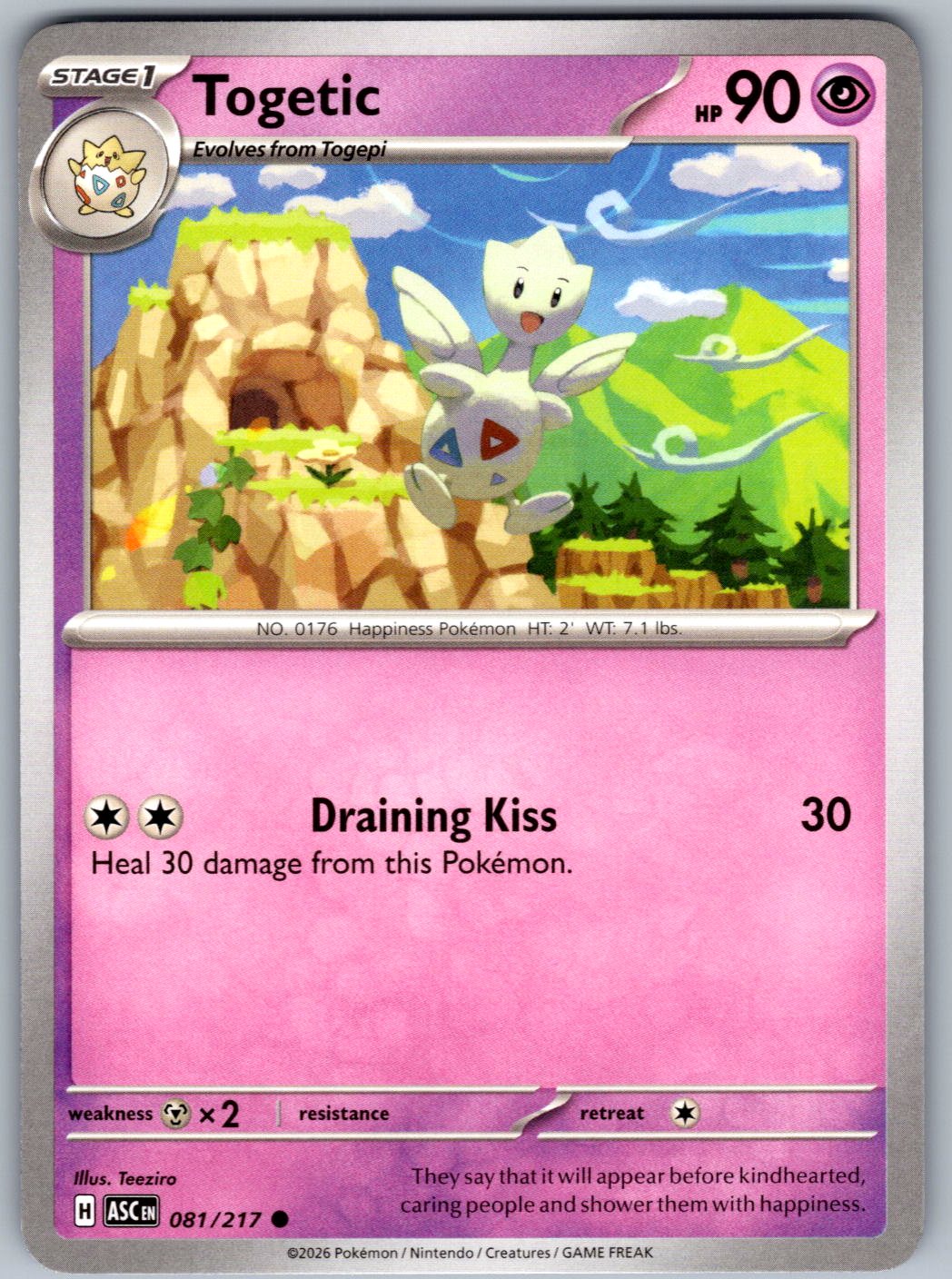 Togetic 081/217 Ascended Heroes Pokemon