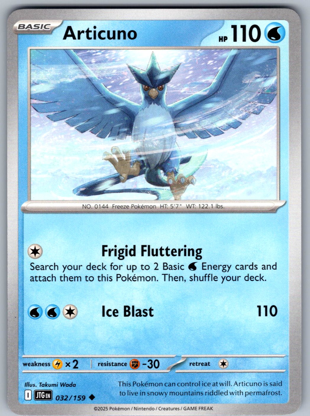 Articuno 032/159 Journey Together Pokemon