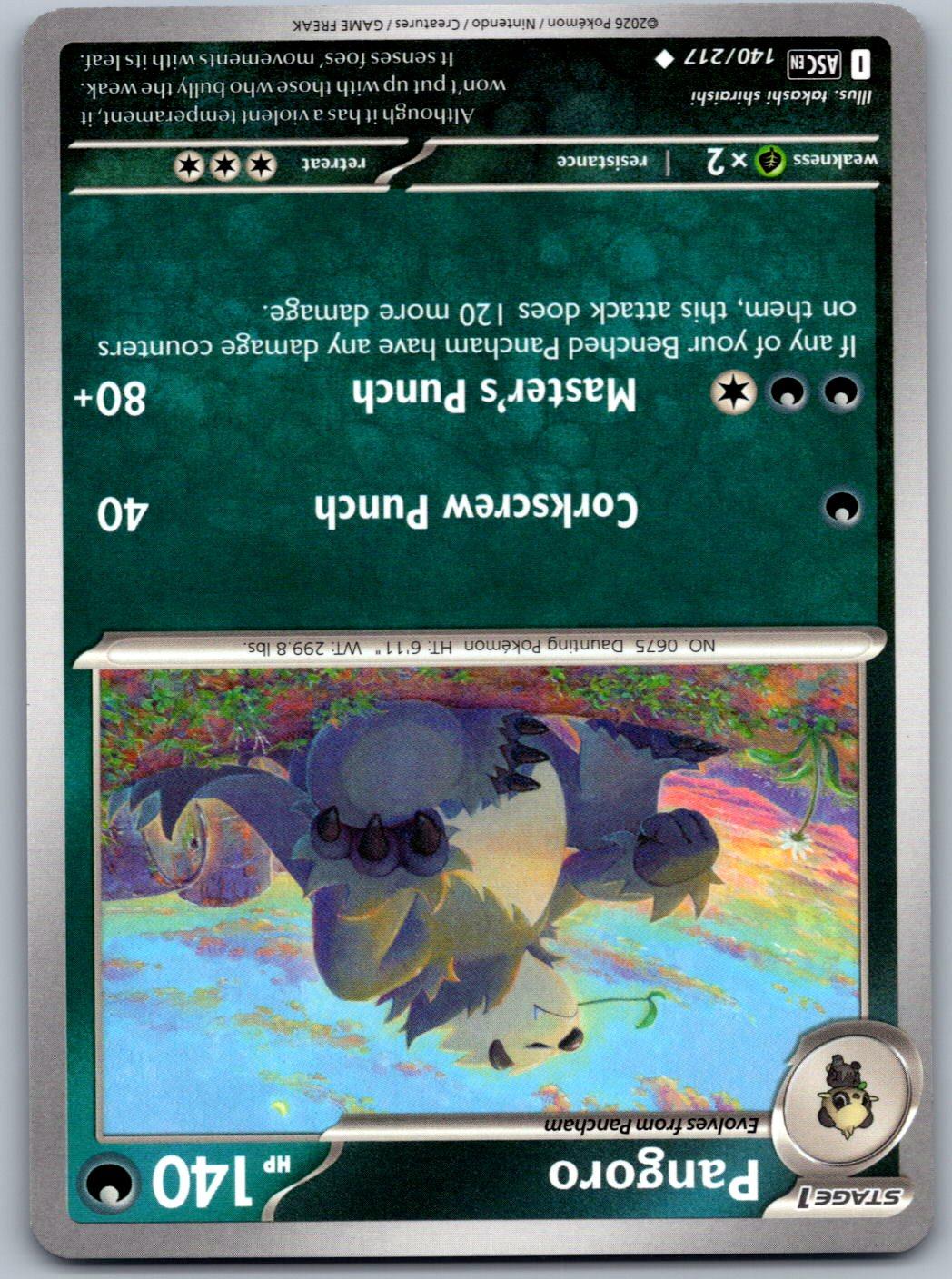 Pangoro 140/217 Ascended Heroes Pokemon