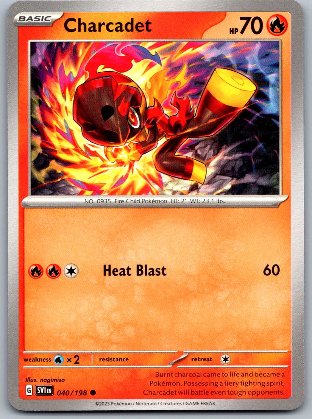 Charcadet 040/198 Scarlet & Violet Pokemon
