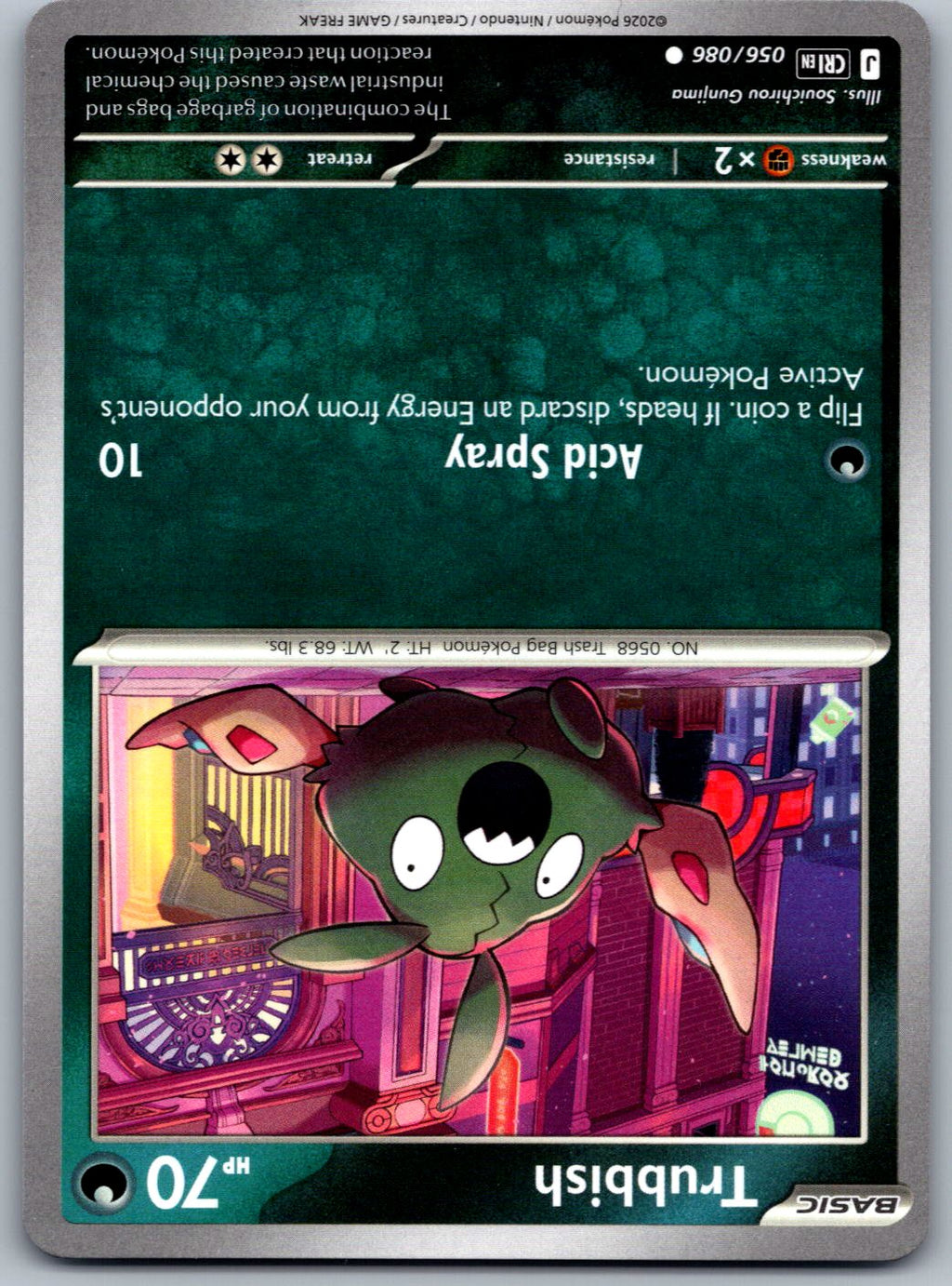 Trubbish 056/086 Chaos Rising Pokemon