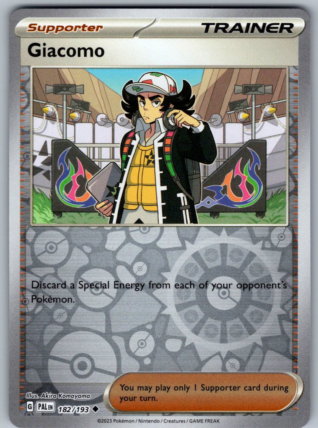 Giacomo 182/193 Paldea Evolved Pokemon Reverse Holo