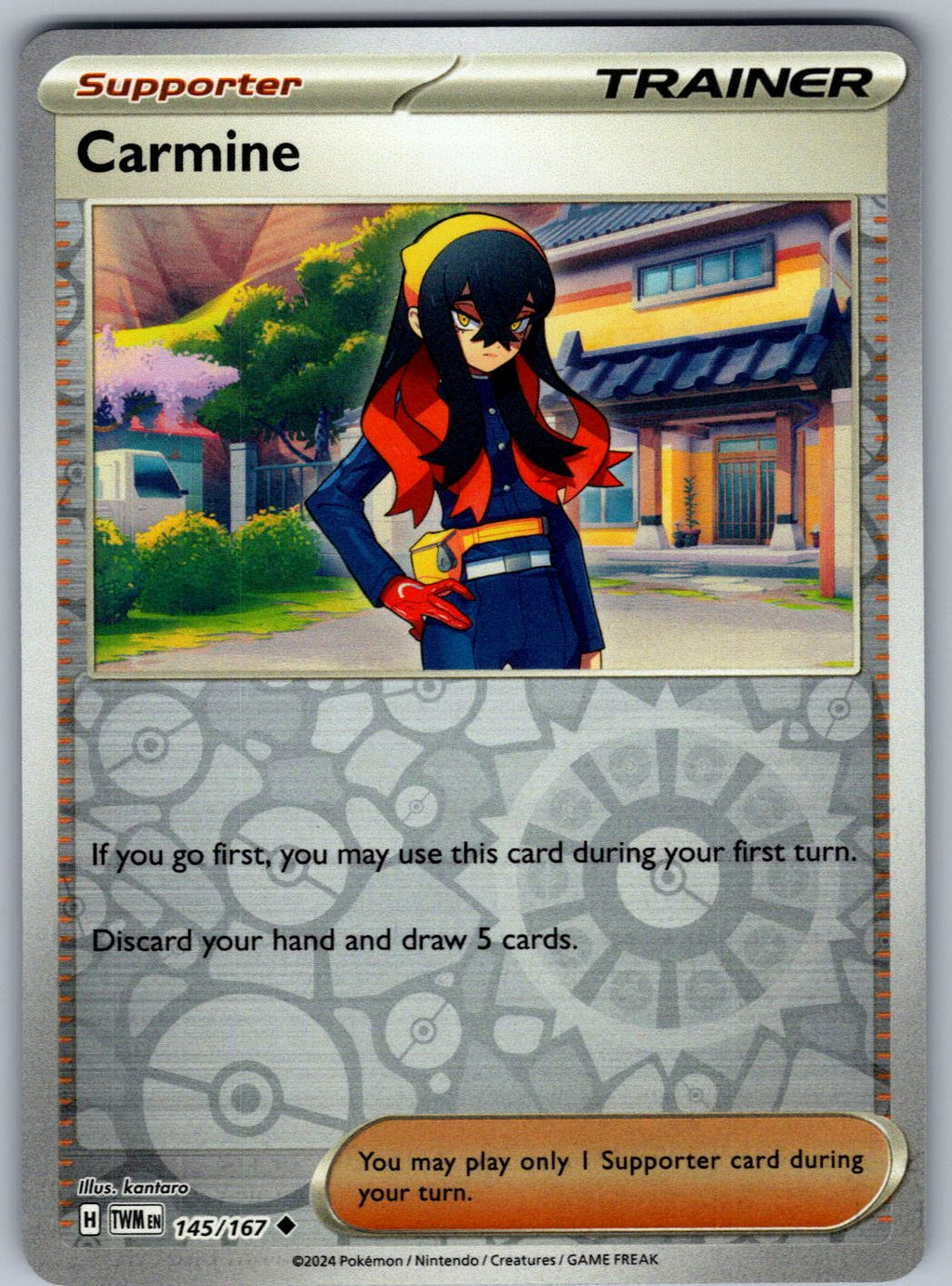 Carmine 145/167 Twilight Masquerade Pokemon Reverse Holo