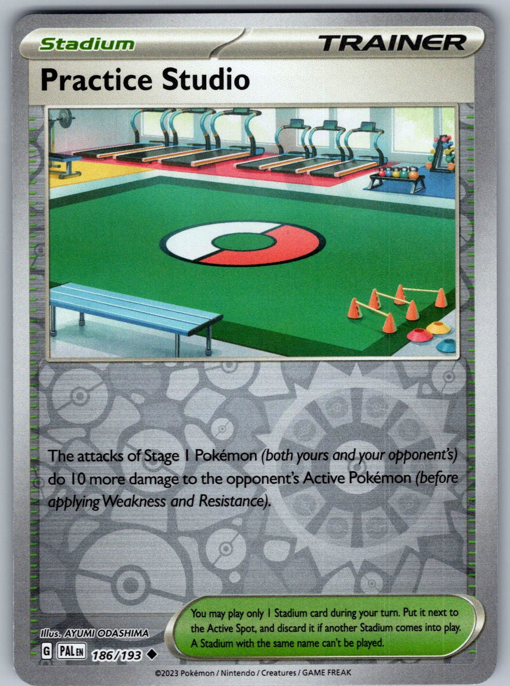Practice Studio 186/193 Paldea Evolved Pokemon Reverse Holo
