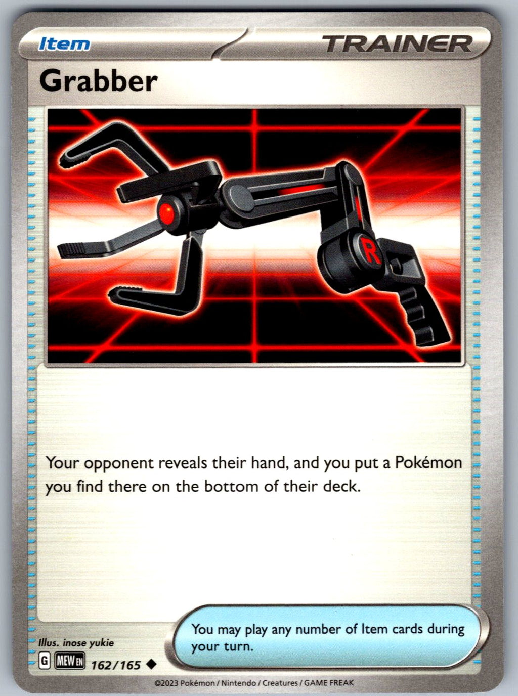 Grabber 162/165 151 Pokemon
