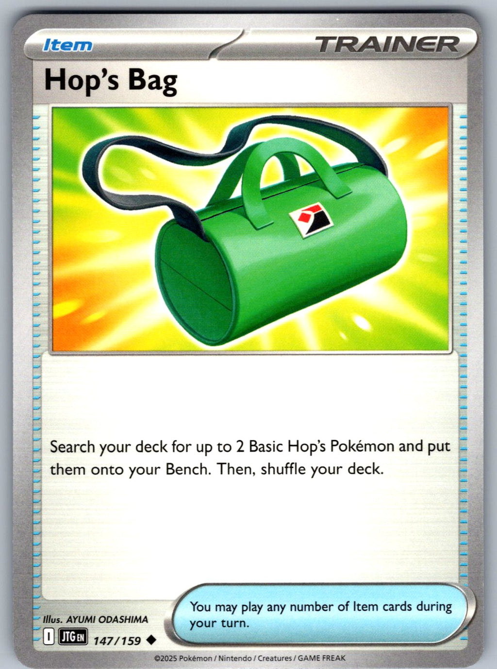 Hop's Bag 147/159 Journey Together Pokemon